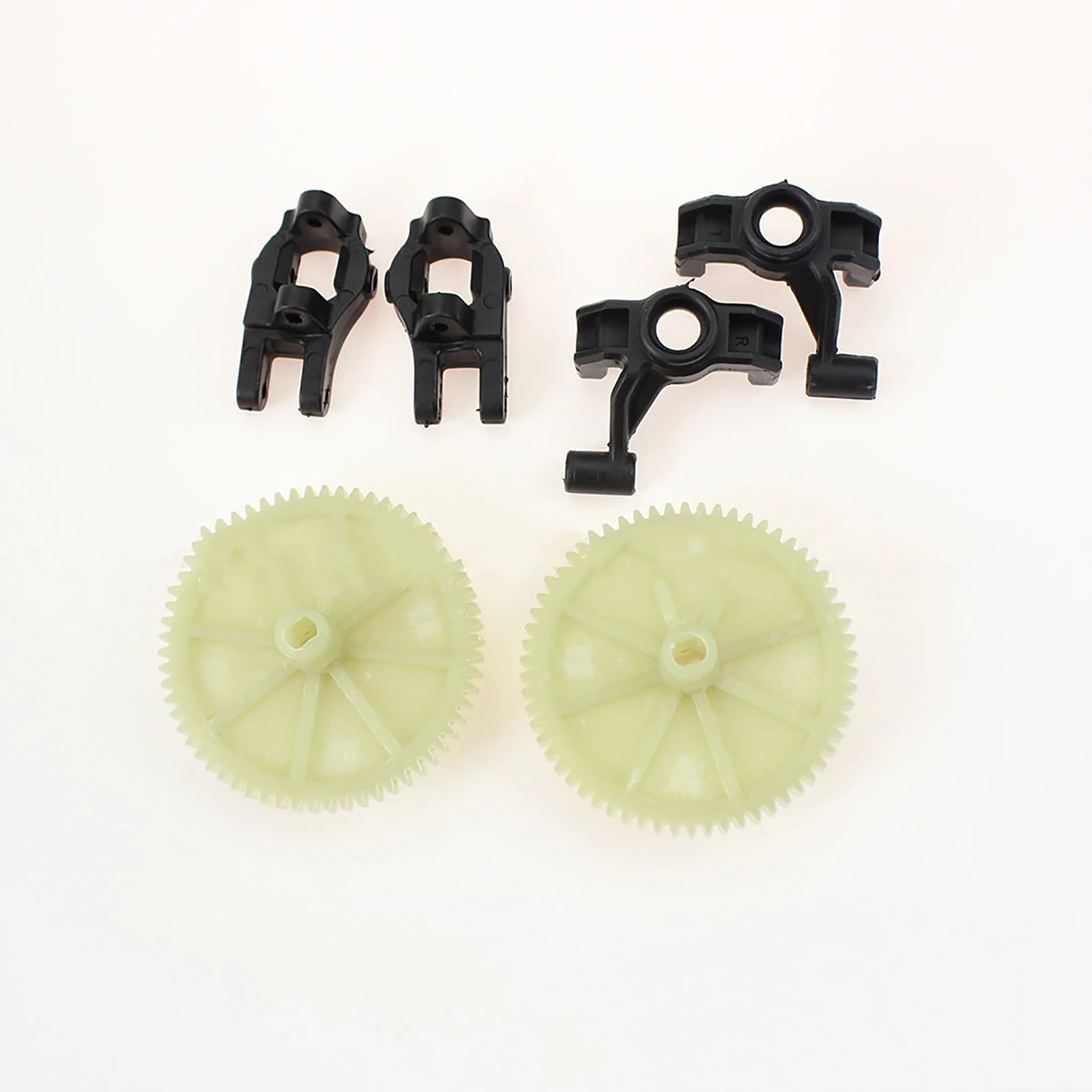

For WLtoys 12427/12428 Left Right Steering Cup C-Type Seat Group RC Car Spare Parts 62T Reduction Gear Replacement