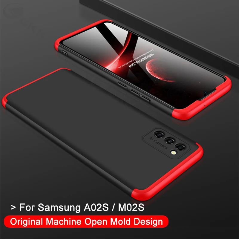 

GKK 360 Full Protection Case For Samsung Galaxy A02S M02S A32 M31 M31S Case Hard Matte Cover For Samsung A50 A70 A51 A71 A12 A11