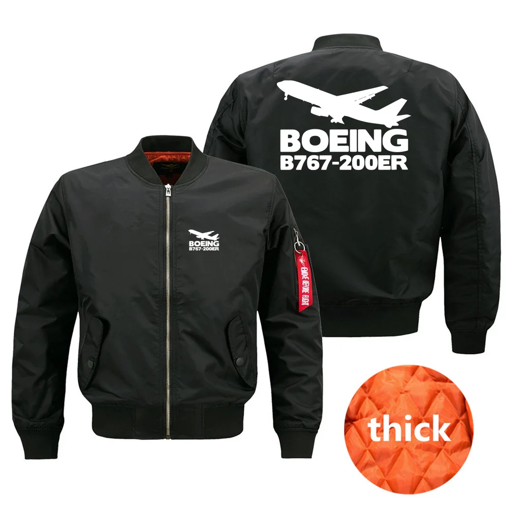The Boeing B767-200ER Aviation Military Outdoor Flight Men Ma1 Bomber Jacket Windproof Man Baseball Coats Clothing