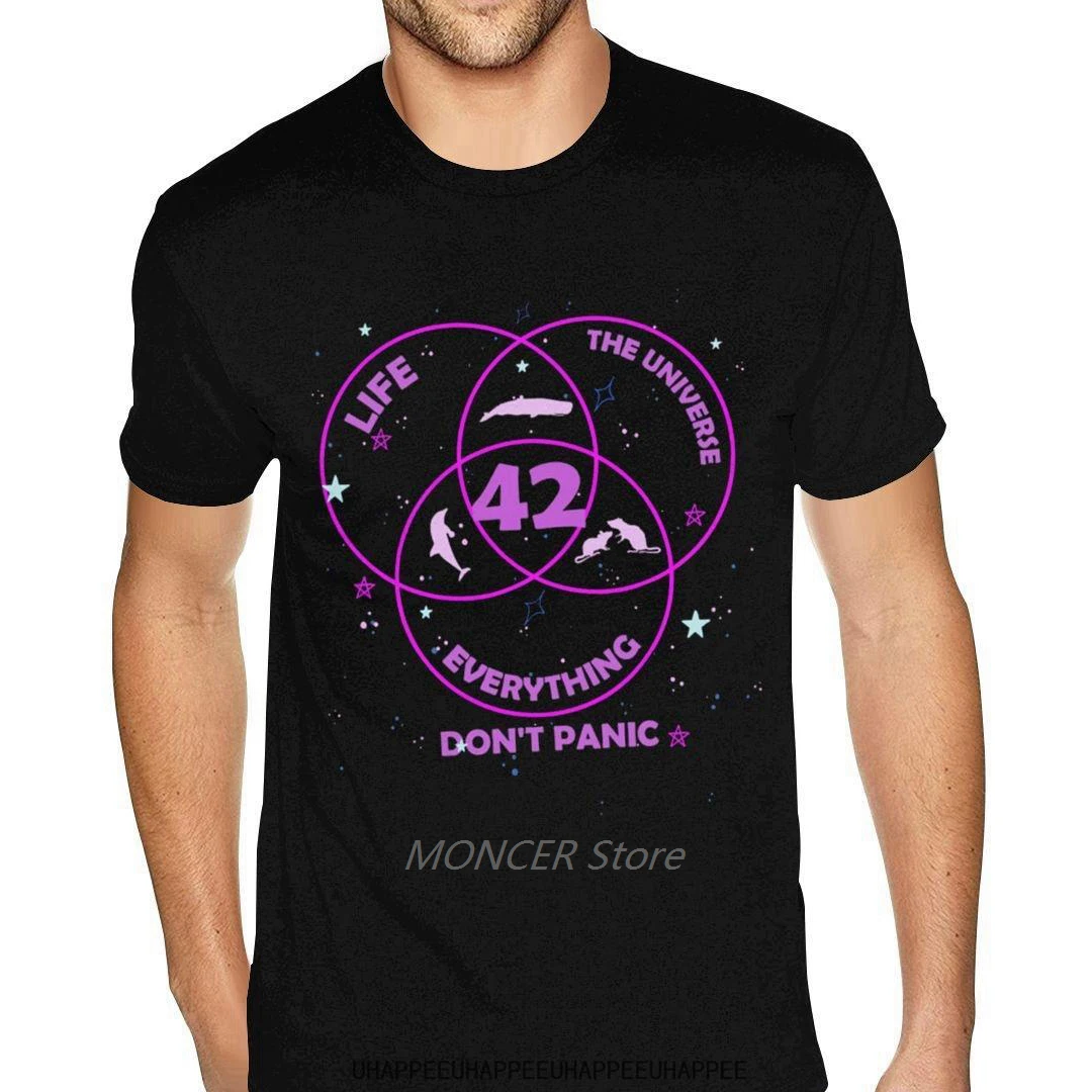 

42 The Answer To Life Merch -Shirt Guys 2020 Best Quality Tee Shirt Man Short Sleeves Cheap Top Apparel