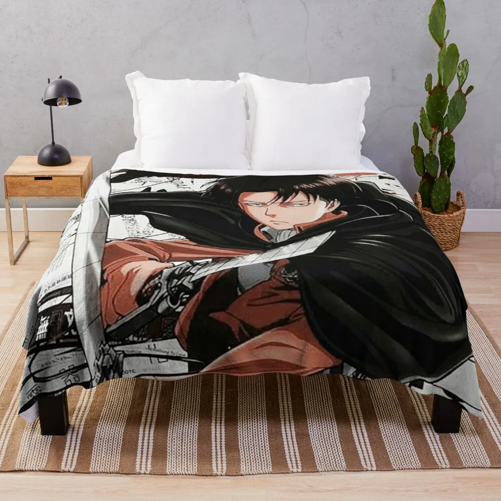 

Levi Ackerman Throw Blanket thin blankets hairy comforter blanket