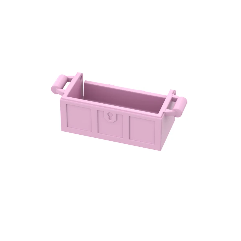 Детали MOC 4738a 1 шт. нижняя часть груди с сокровищами задними слотами Совместимые
