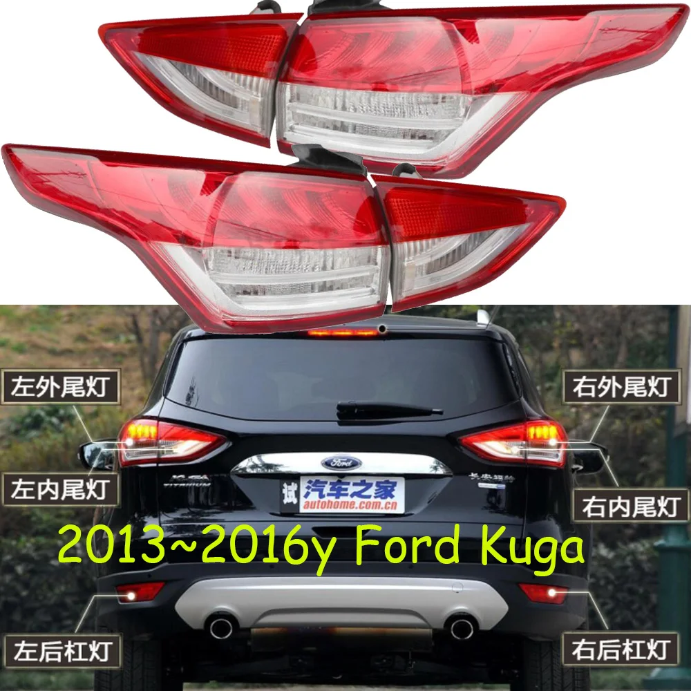 1 шт. автомобильный бампер Escape задний фонарь для Ford kuga Taillamp 2013 ~ 2016y автомобильные