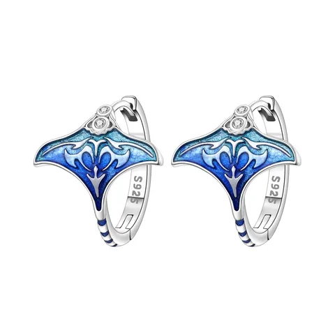 Серьги-кольца Orstarry из серебра 925