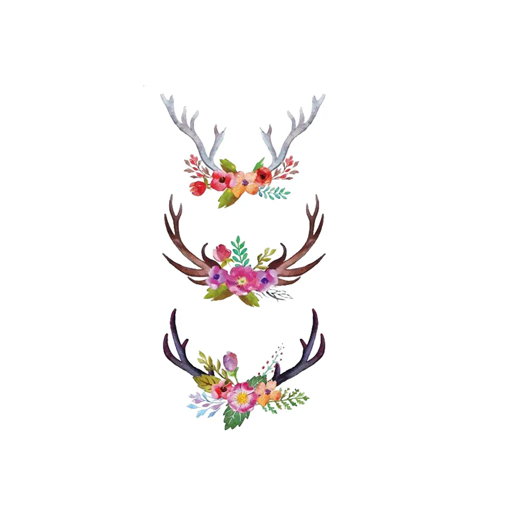

Pack of 10 Sexy Stickers Decorative Sweet Gift Multiple Patterns Single-use Hand Paster Flowers Press-on Art Sticker Body Decal
