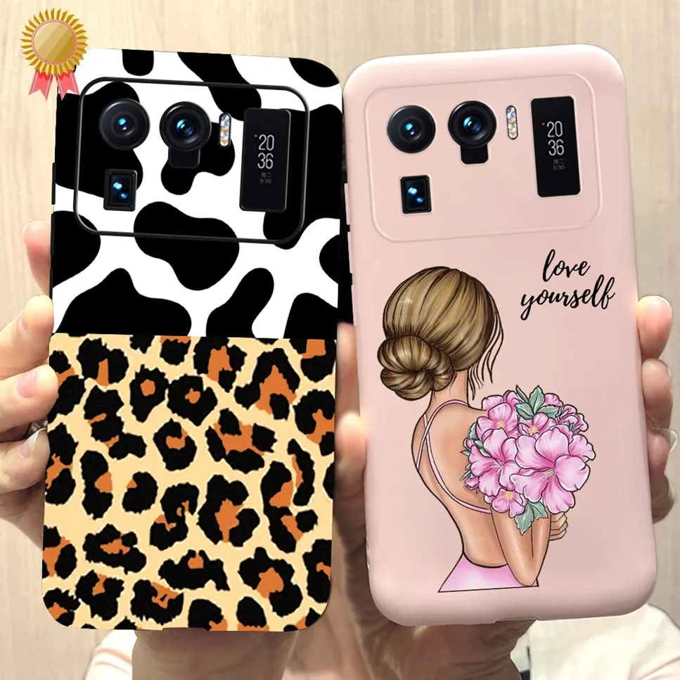 

Чехол для Xiaomi Mi 11 Ультратонкий чехол для телефона мультяшный бампер задняя Противоударная мягкая ТПУ Для Xiaomi Mi11 Ultra 6,81 дюйма чехлы