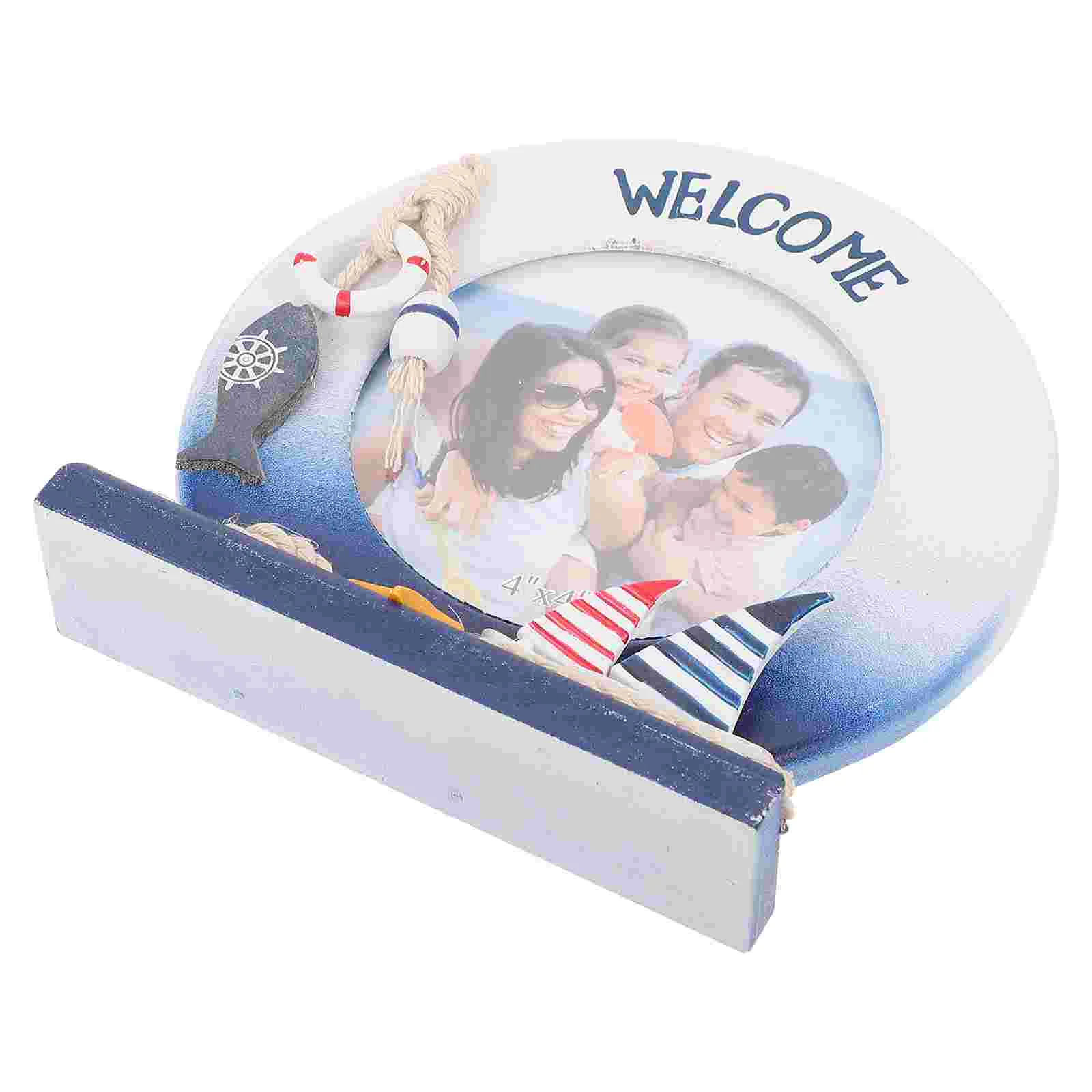 

1pc Durable Photo Frame Colorful Desktop Photo Frame Decorative Photo Frame