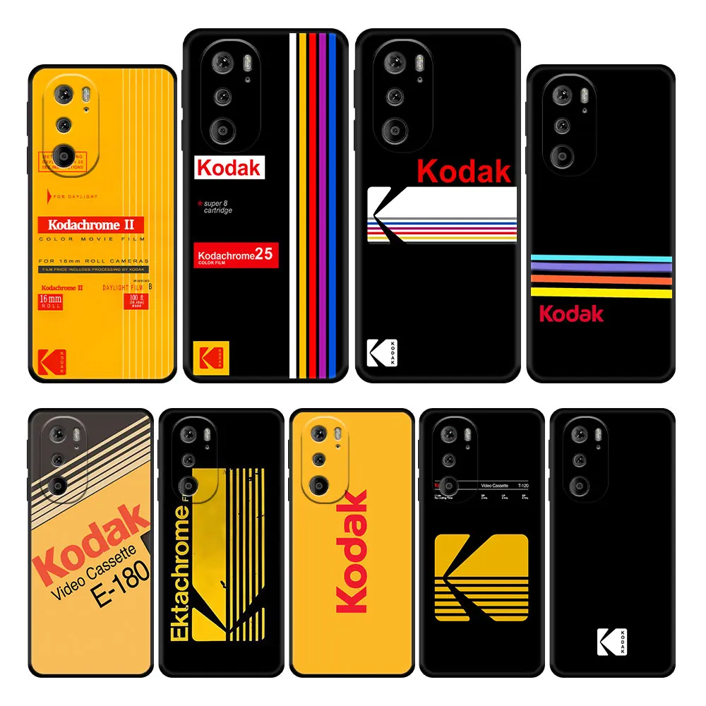 

Fashion Kodak TPU Case for Moto G60 G30 G51 5G G71 G31 G22 Edge 20 30 Pro S30 X30 G200 One Back Style Celular