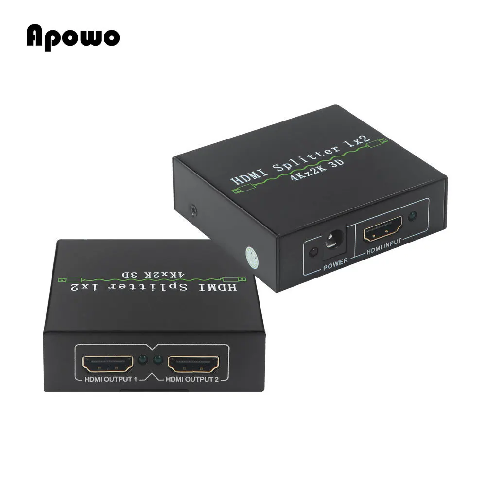 

4K HDMI-compatible Splitter Full HD 1080p Video HD Switch Switcher 1X2 1X4 Dual Display For HDTV DVD PS3 Xbox