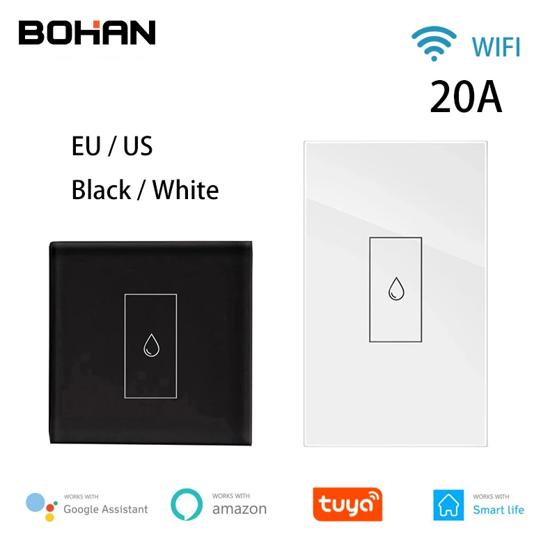 

Переключатель для водонагревателя настенный с поддержкой Wi-Fi и таймером