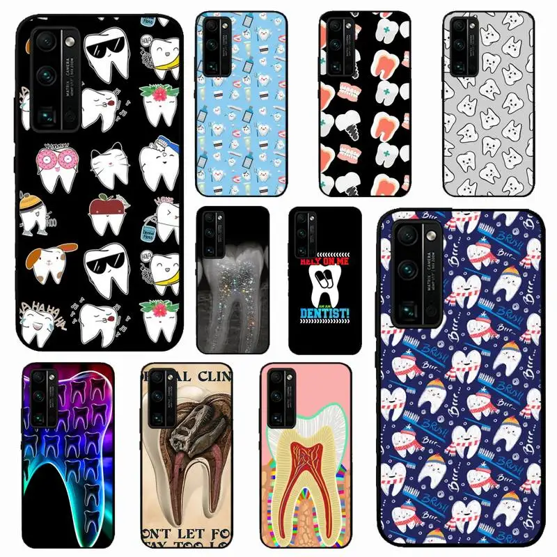 

Dentist Tooth Pattern Phone Case for Huawei Honor 10 i 8X C 5A 20 9 10 30 lite pro Voew 10 20 V30