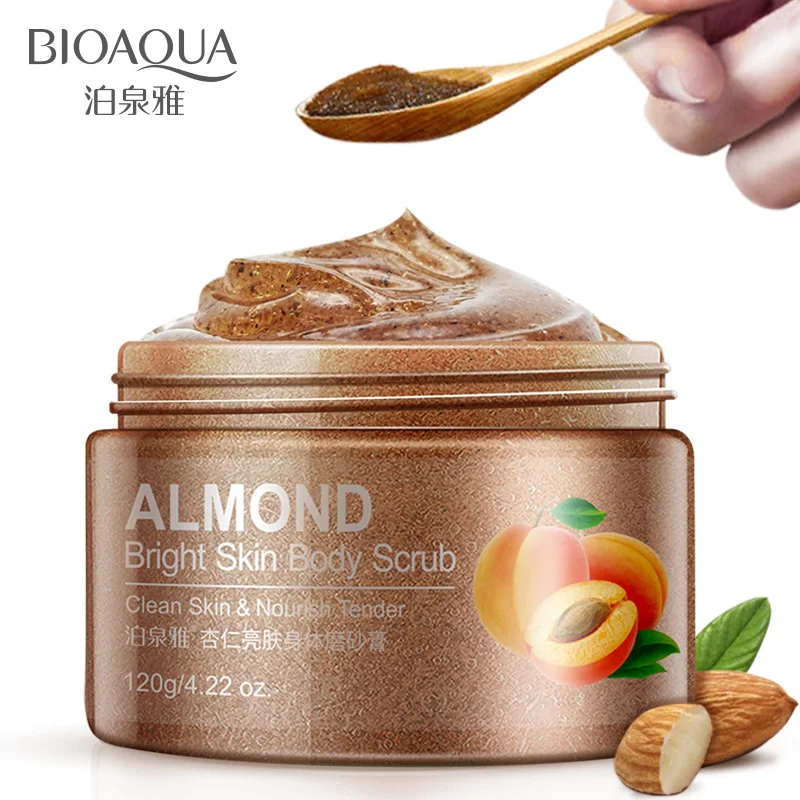 

BIOAQUA 120g Almond Skin Facial Scrub Cleansing Face Cream Hydrating Face Scrub Exfoliating Lotion Mud Exfoliating Gel Cosmetics