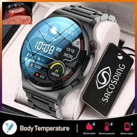 2022 new laser therapy three high smart watch men ecgppg heart rate blood pressure healthy sport smartwatch for huawei xiaomi
