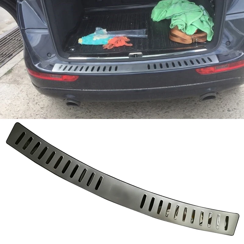 

Для Audi Q5 2009 2010 2011 2012 2013 2014-2017 автомобильный Стайлинг из нержавеющей стали защита заднего бампера