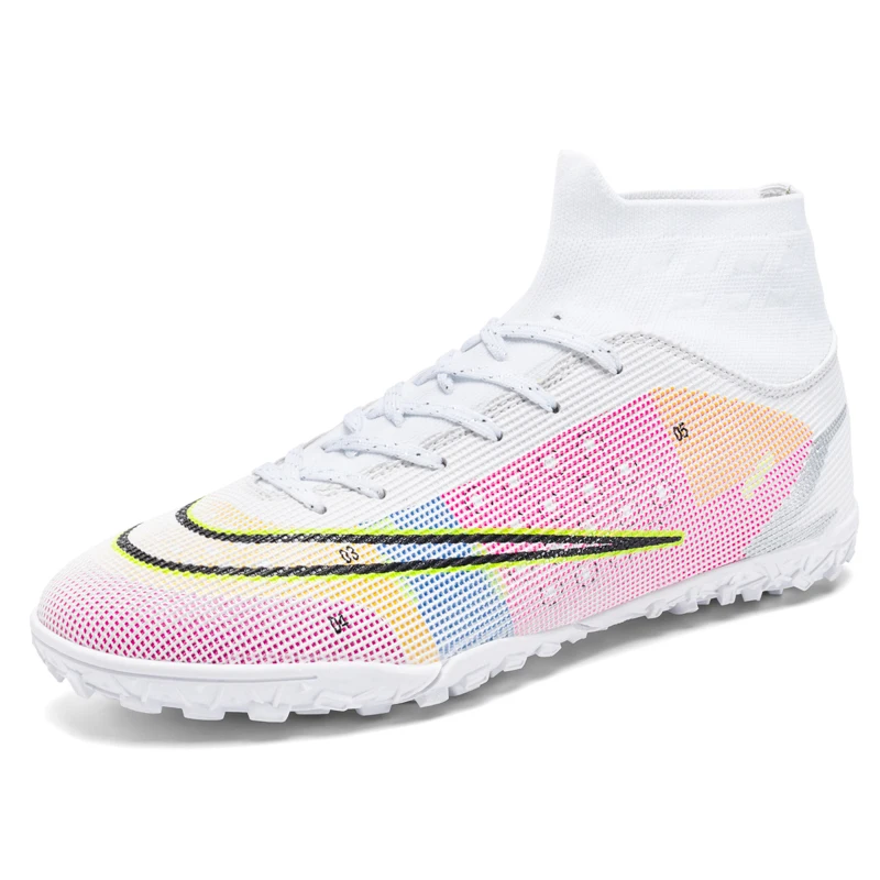 2022 New Outdoor Men Soccer Shoes AG Grass Training Sport Footwear Dropshipping Boys Kids Football Boots TF Hard Court Sneakers