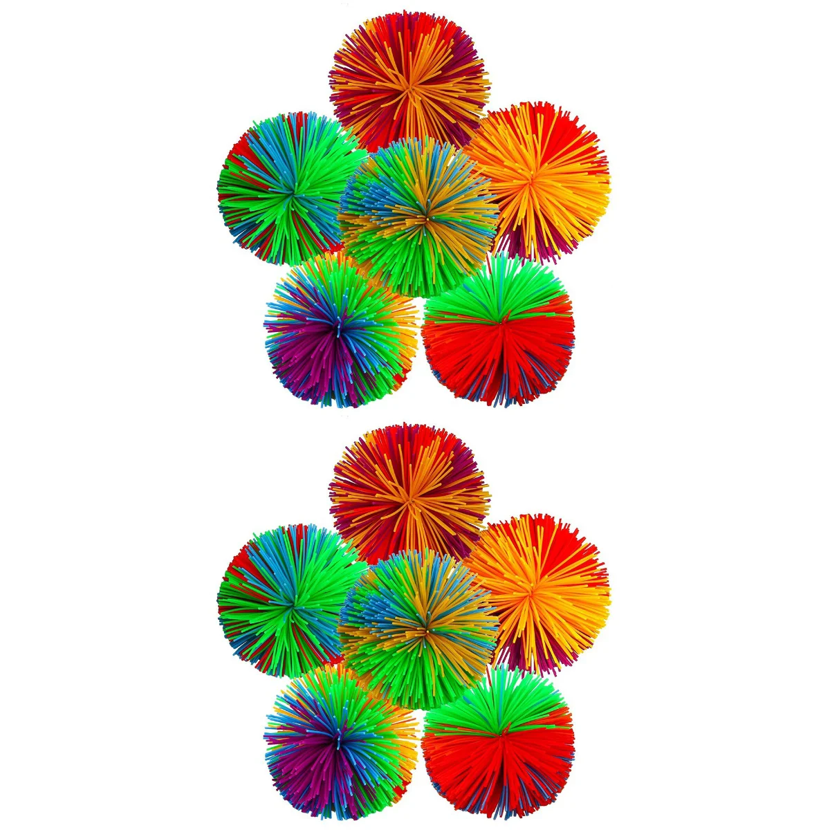 

Sensorystringykids Bounce Stretch Toddlersstring Bouncy Monkeyrubber Stretchykooshpuffer Pom Fidget Silicone Rainbow Office Play