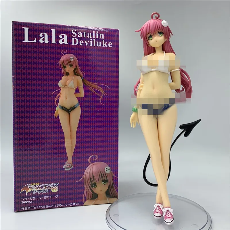 

Japanese Alter To Love Ru Lala Satalin Sexy Swimsuit Bikini PVC Action Figure Sexy Deviluke Girl Collectible Model 26cm
