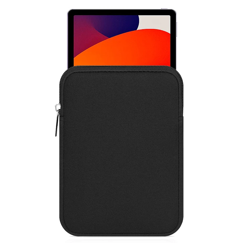 Фото Универсальный футляр для планшета чехол (19,8 см X 26,2 см) для Teclast P50 T50HD / T50 Max / T50 Plus 11 дюймов, мягкий плюшевый футляр на молнии №1