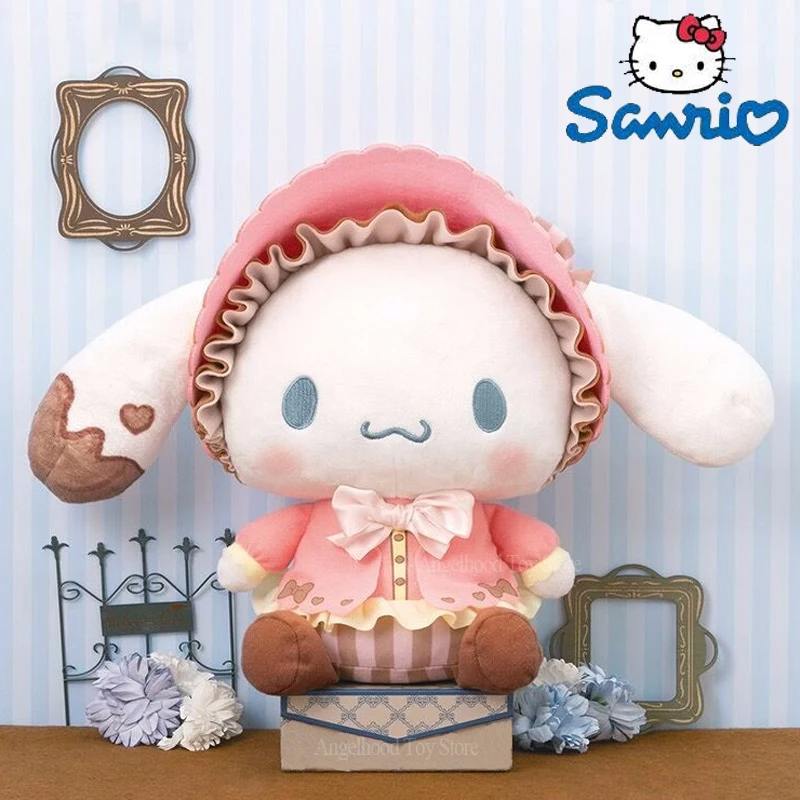 

Genuine Furyu Cinnamoroll Lolita Plush Toys Sanrio Anime Stuffed Plushie Dolls Court Style Pillow Soft Pillow Children Gift Toy