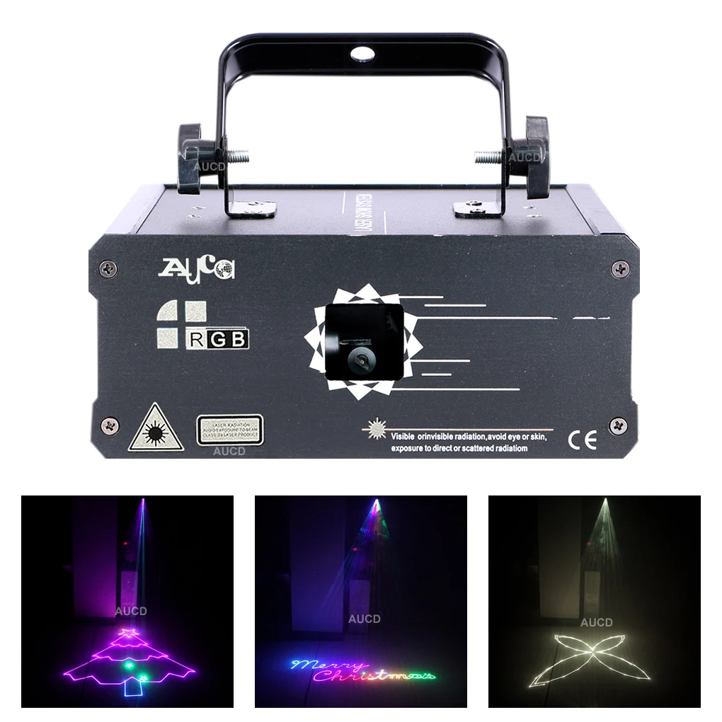 

1 Вт RGB Полноцветный белый музыкальный DMX сканер анимации лампы узоры луч лазерный проектор огни для дискотеки диджея фотография сценическое освещение