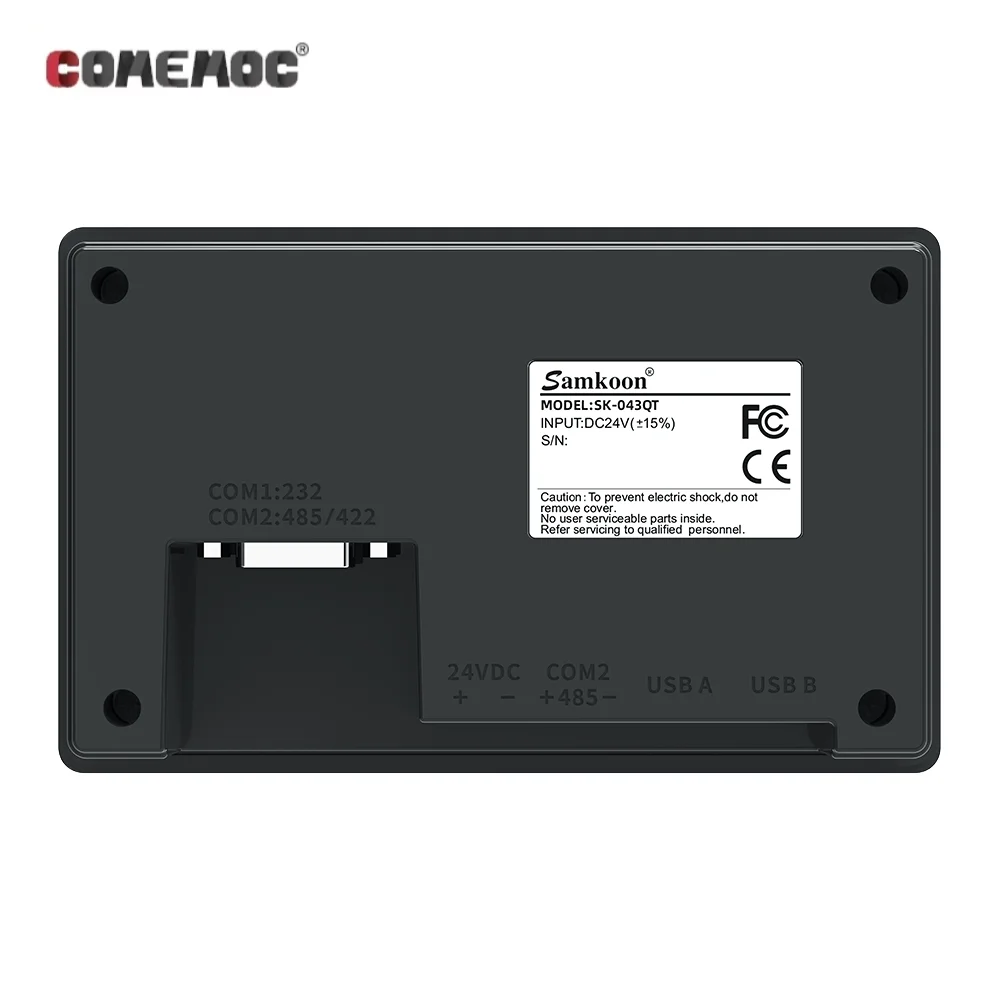Фото Samkoon 4,3-дюймовый SK-043QT 24 В постоянного тока с сенсорным экраном HMI-память 128 МБ флэш-памяти 128 МБ ЦП DDR3 Cortex A8 600 МГц COM: RS232 422 485 №3