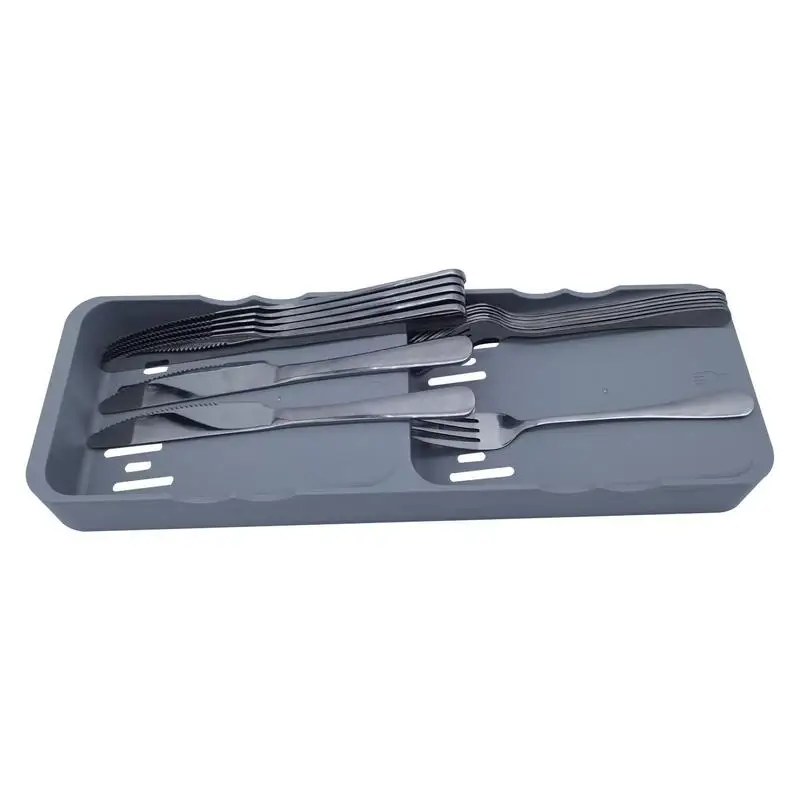 

Cutlery Trays Kitchen Silverware Utensil Organizer Portable Kitchen Storage Tray Cutlery Organizer In Drawer For Utensils