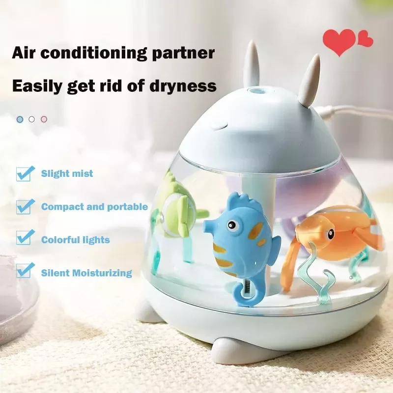 Air Humidifier Cute USB Charging Nano Mist Sprayer Home Children Aromatherapy Oil Essential Water Mist Maker Mini Diffuser