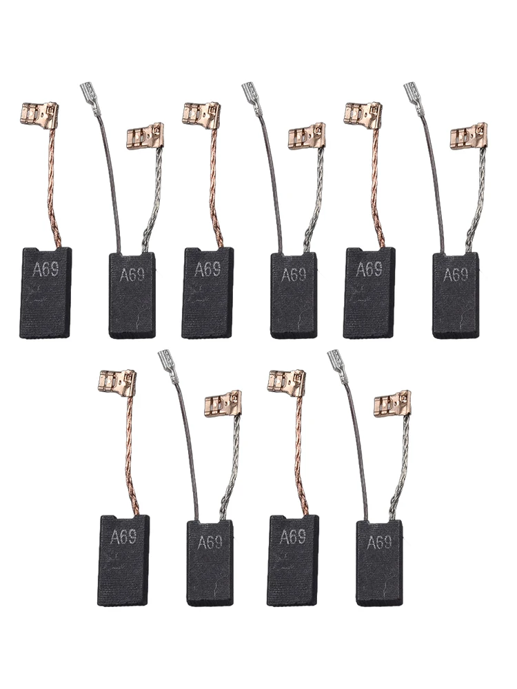 Сменные щетки 10 шт. угольные для обслуживания дрели номер детали 1617014135 Фиксация