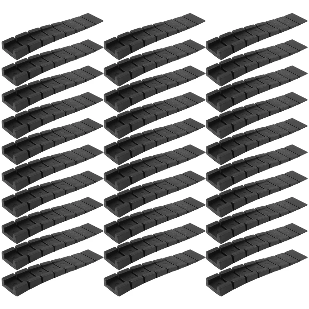 

30 Pcs Furniture Level Spacers Toilet Shims Leveling Flooring Stoppers Couch Prevent Sliding Foot Rest Wedges Table Leveler