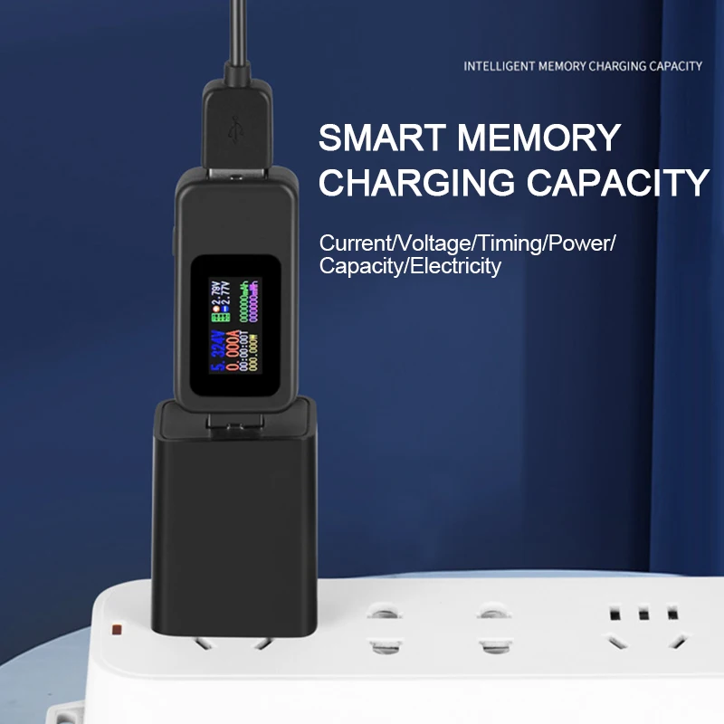 USB тестер постоянного тока 10 в 1 измеритель напряжения 4-30 цифровой вольтметр Usb