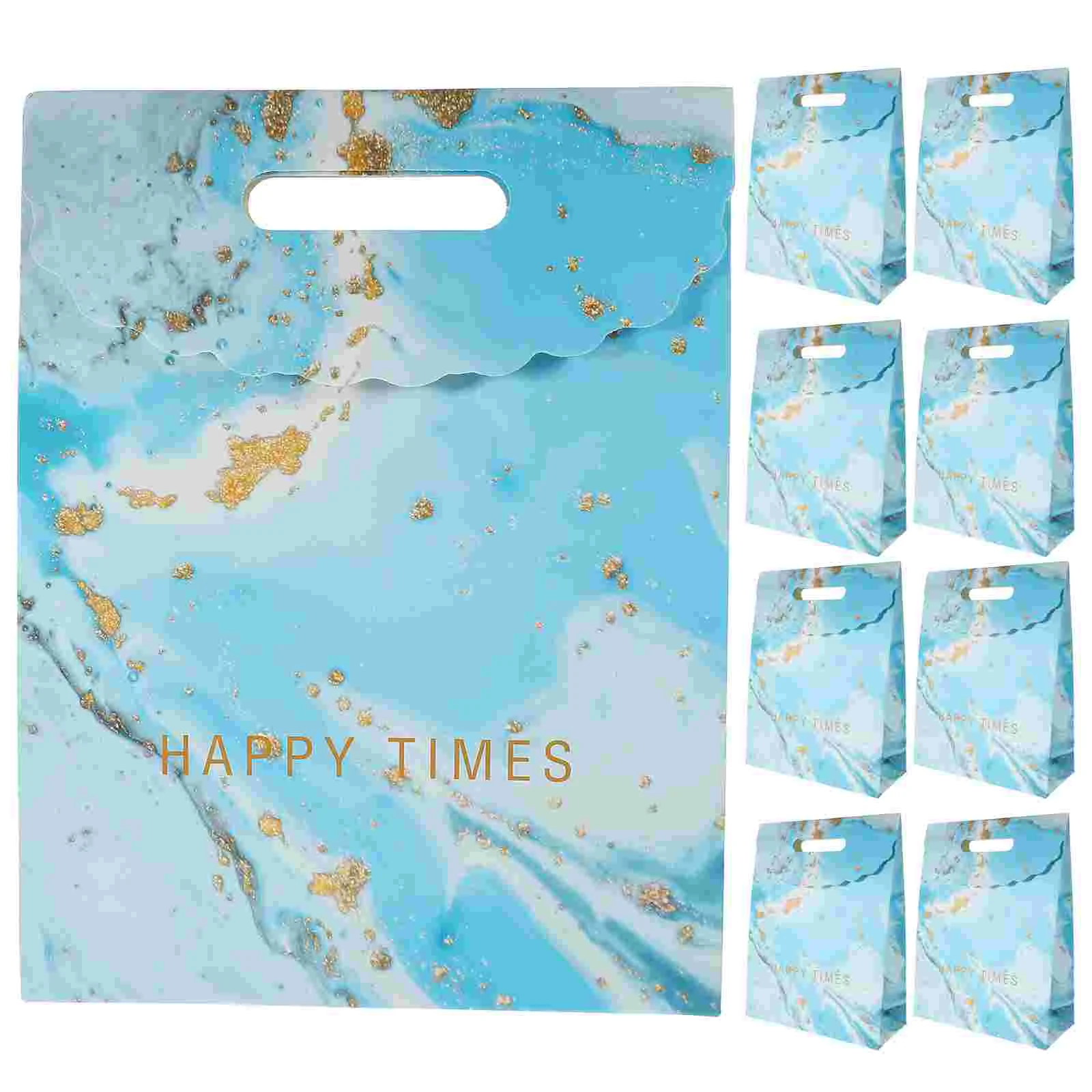 

10pcs Small Paper Bag For Party Favor Gift Portable Candy Packing Bag Lightweight Gift Wrapping Bag