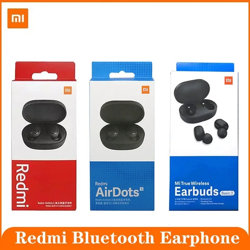 

Оригинальные наушники Xiaomi Redmi AirDots S Airdots 2 Bluetooth беспроводные наушники BT5.0 спортивные наушники-вкладыши с шумоподавлением Mi Ture гарнитура