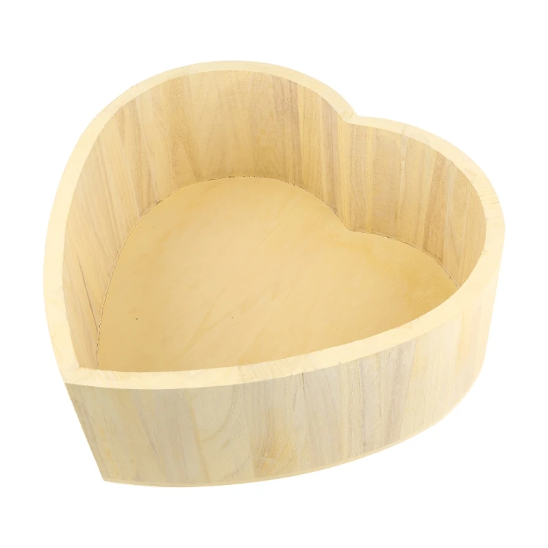 

Baby Photography Props Baby Bathtub Wooden Heart Shape Box Newborn Infants Photo G2AE
