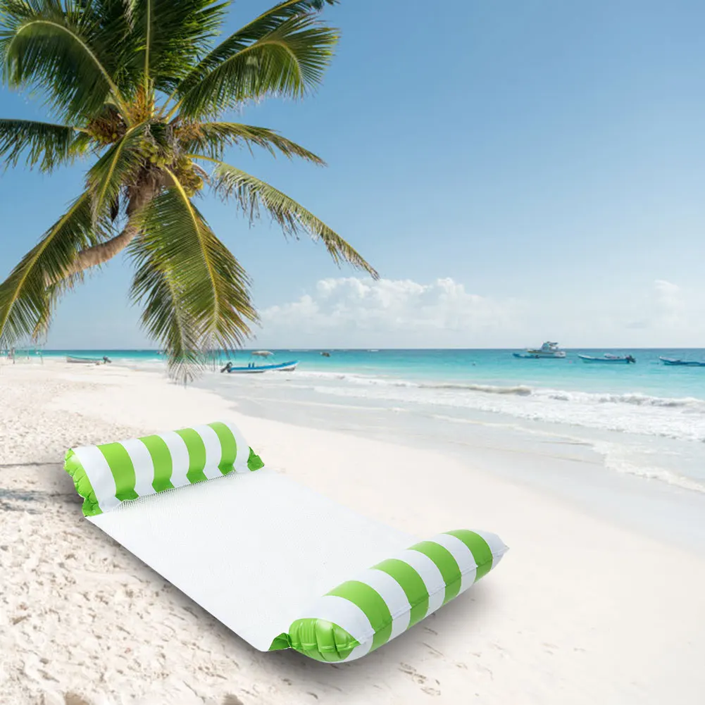 

Classic Summer Water Sports Hammock Practical Durable Multi-functional Inflatable Floating Mattress Swimming Lounge Bed