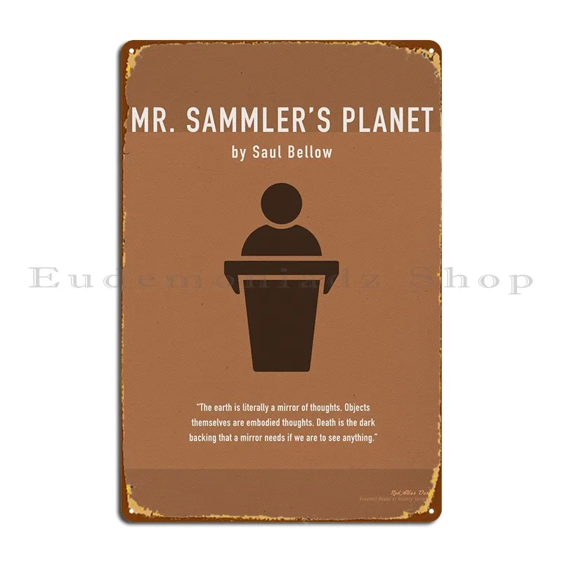 Mr Sammlers планет металлический знак ржавые таблички на заказ кухня индивидуальный