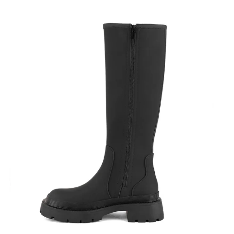 Designer Knee High Boots Casual Women's Shoes 2023 Winter New Middle Heel Goth Chelsea Boots Gladiator Thick Fashionable Boots