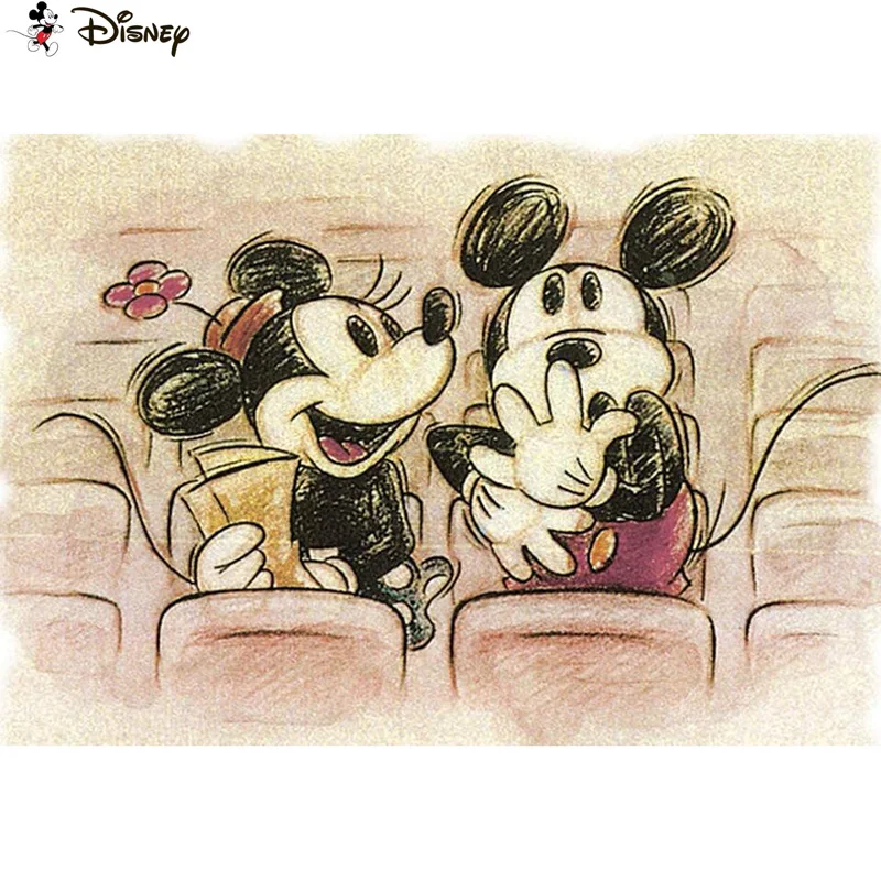 

Алмазная картина «мультяшный Микки и Минни», 5D