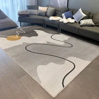 nordic abstract carpet living room light luxury coffee table mats bedroom large area rug kitchen non slip stain resistant rugs