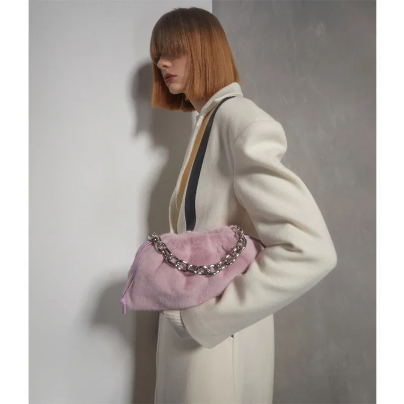 2022 New Women's Bags Popular Bags,Furry Cloud Bags,Handbags,Shoulder Bags ,Messenger Bags