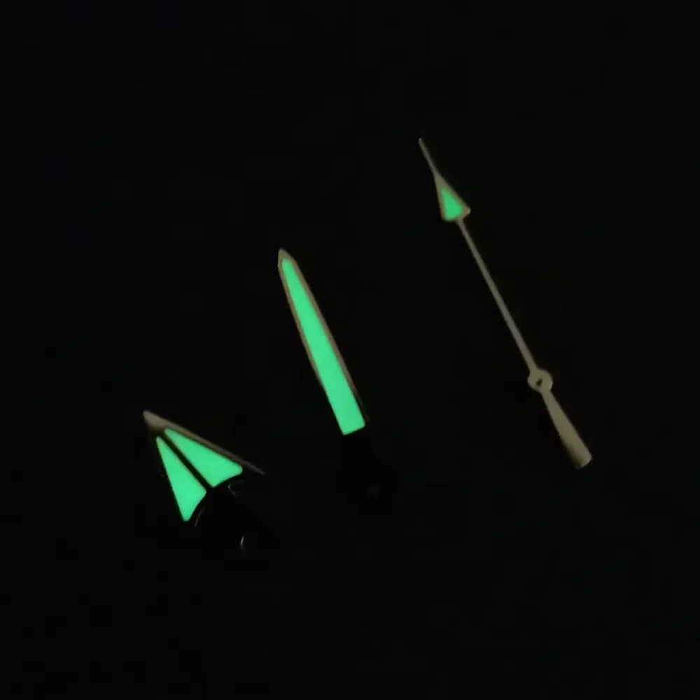 Запчасти для часов японский механизм NH35 NH36 SKX/SBBN зеленые светящиеся стрелки