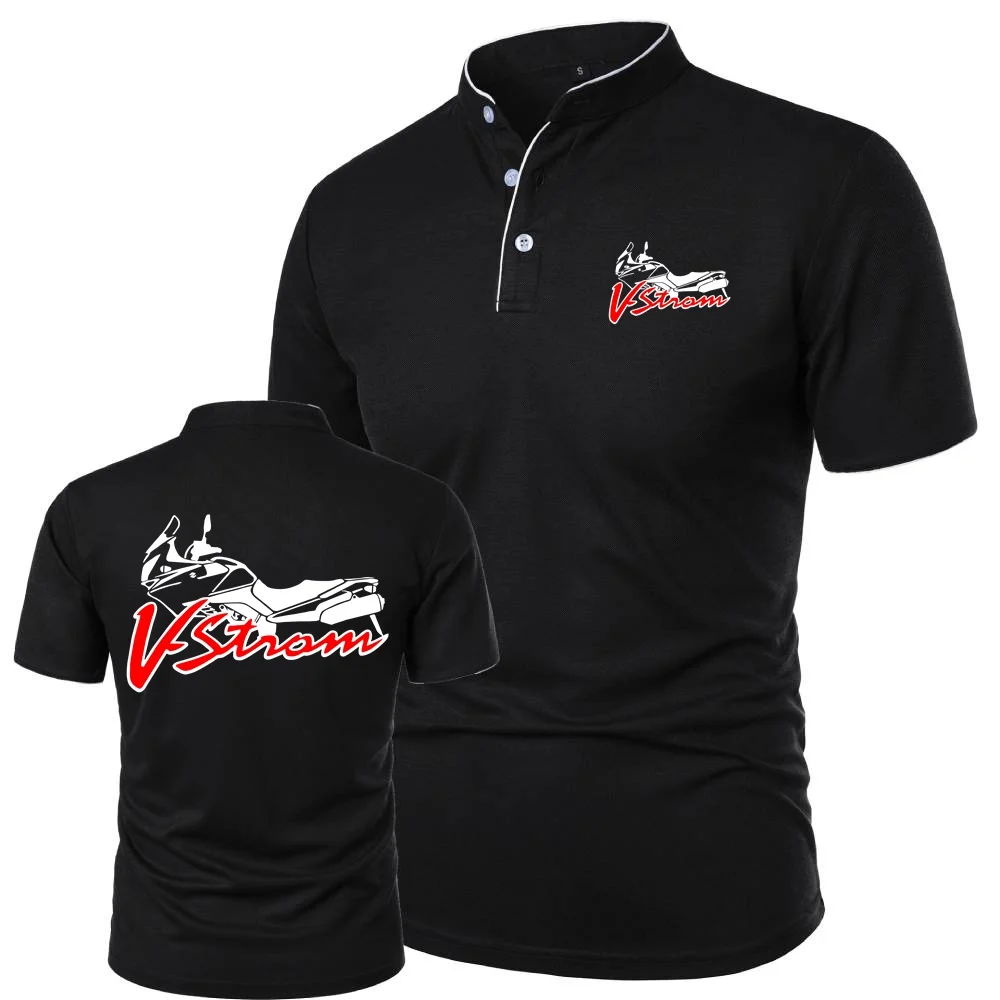 Рубашки поло V-Strom DL 650 мотоциклетная мужская футболка с короткими рукавами