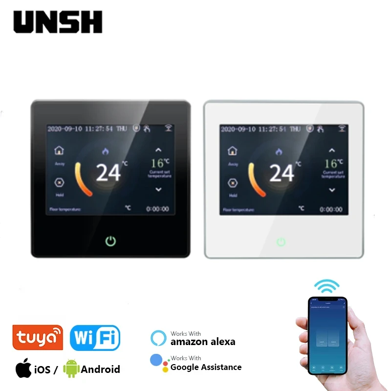Умный термостат Tuya с Wi-Fi и управлением через приложение