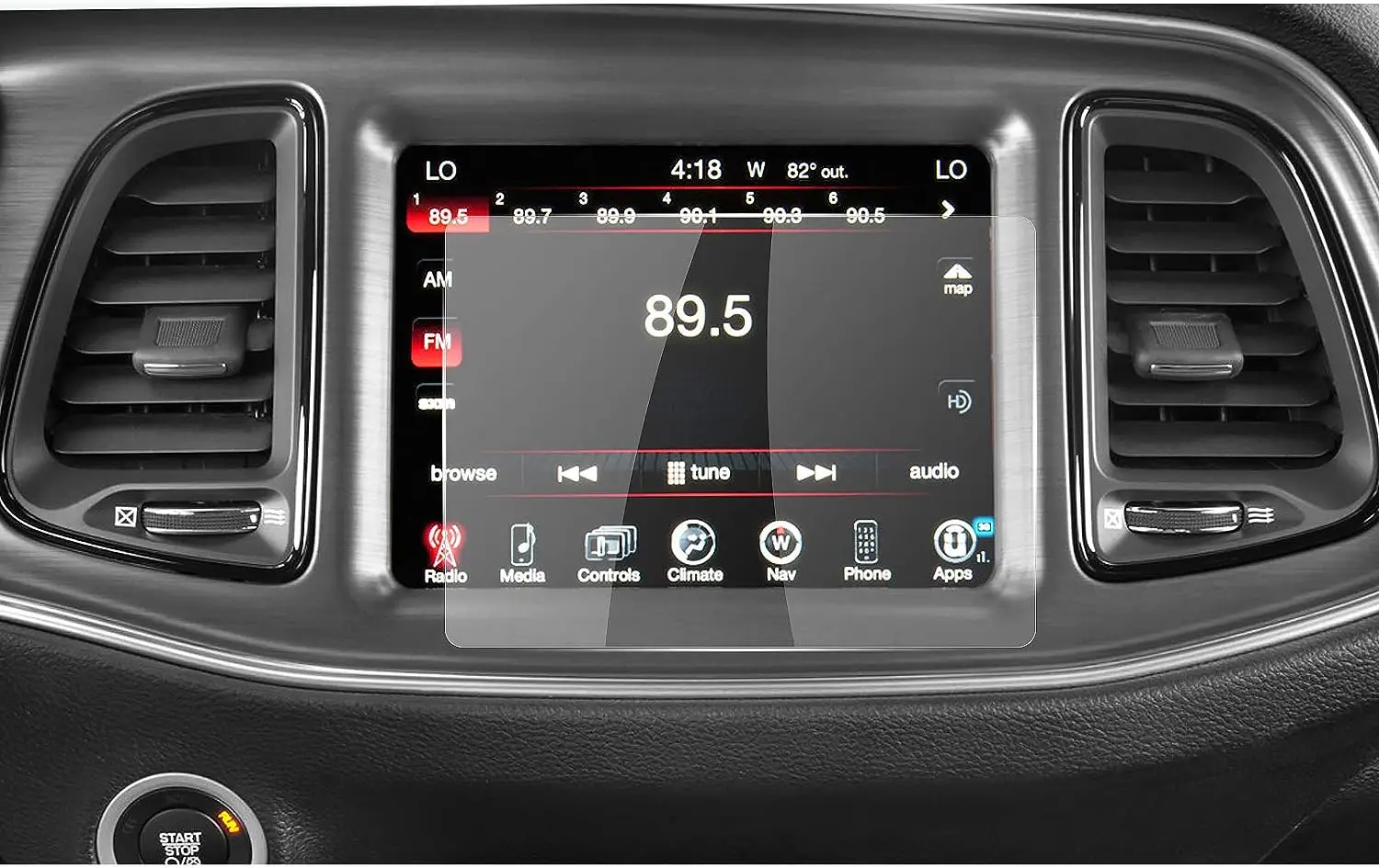 

Для Dodge Challenger 2015-2019 2020 2021 2022 2023 8,4 дюйма Автомобильный LCD gps навигатор