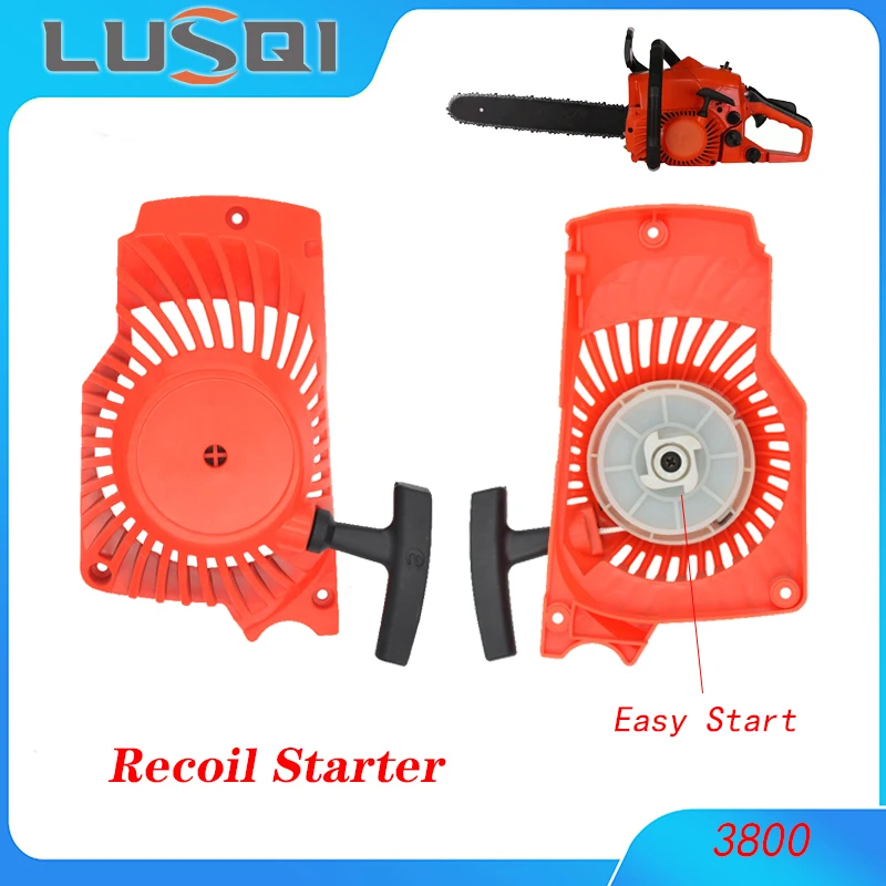 LUSQI Easy Pull Recoil Starter Gasoline Generator Chainsaw Engine Repair Parts For ZENOAH G3800 3800 38CC Chain Saw