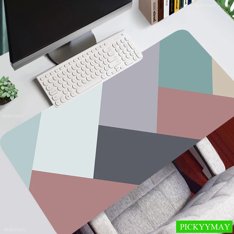

Art Large XXXL Mousepad Rainbow Color Mouse Pad Compute Mouse Mat Big Office Desk Mat For PC Keyboard Mat Mouse Carpet 55x100cm