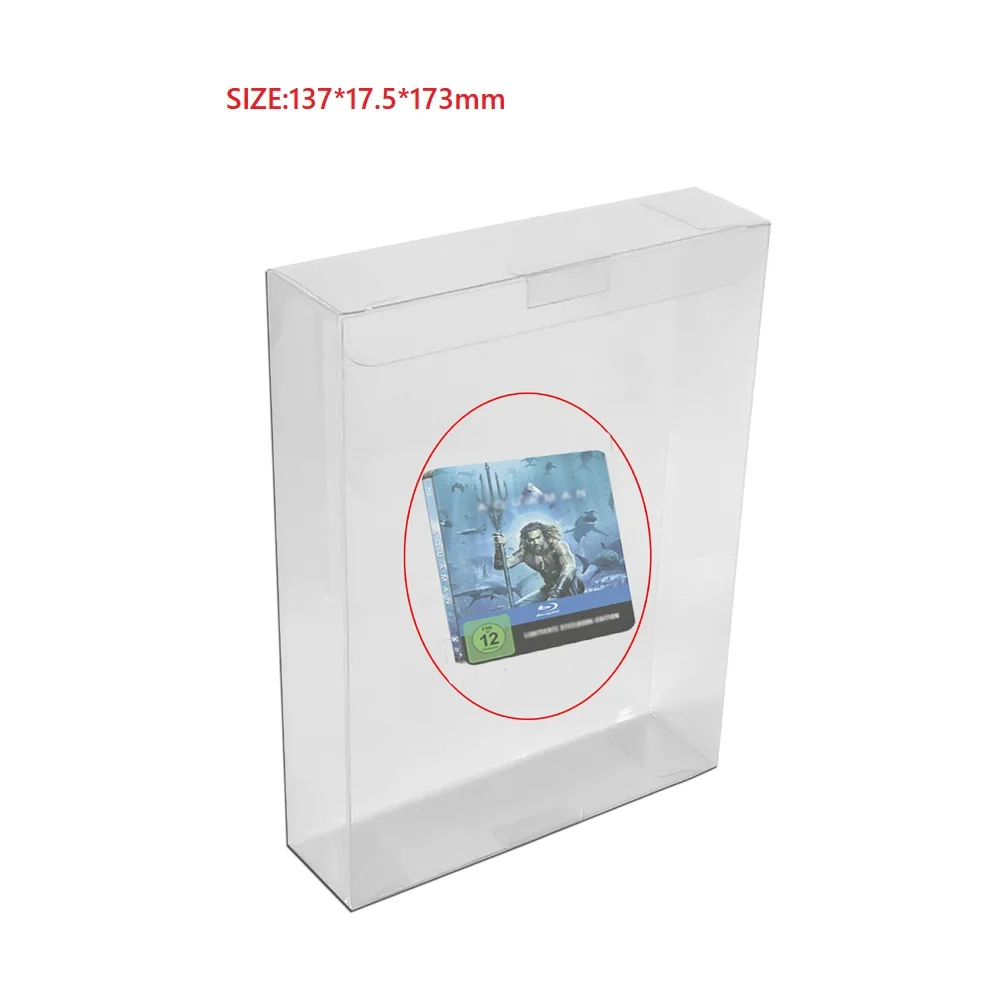 

Ruitroliker 10PCS Box Protector Case Clear Plastic Protective Sleeve Display Box for Steelbook Cover G2 for PS3 PS4