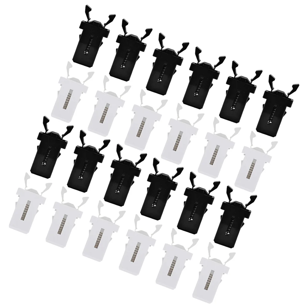 

24 Pcs Trash Can Buckle Mini Lock Fittings Touch Door Latch Garbage Supplies Plastic Universal For Trashcan
