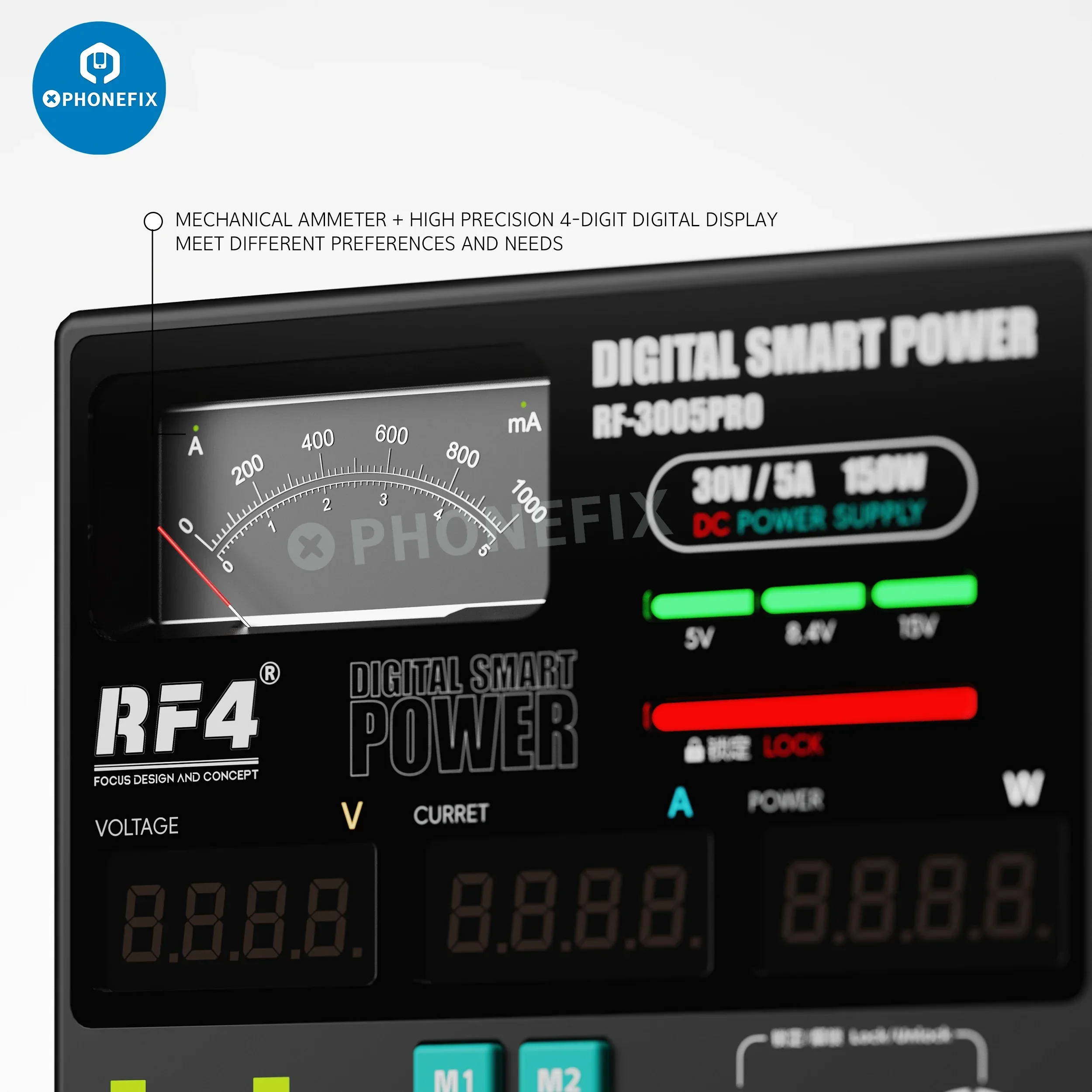 RF4 RF-3005D/3005PRO источник питания постоянного тока цифровые лабораторные блоки 150 Вт 30