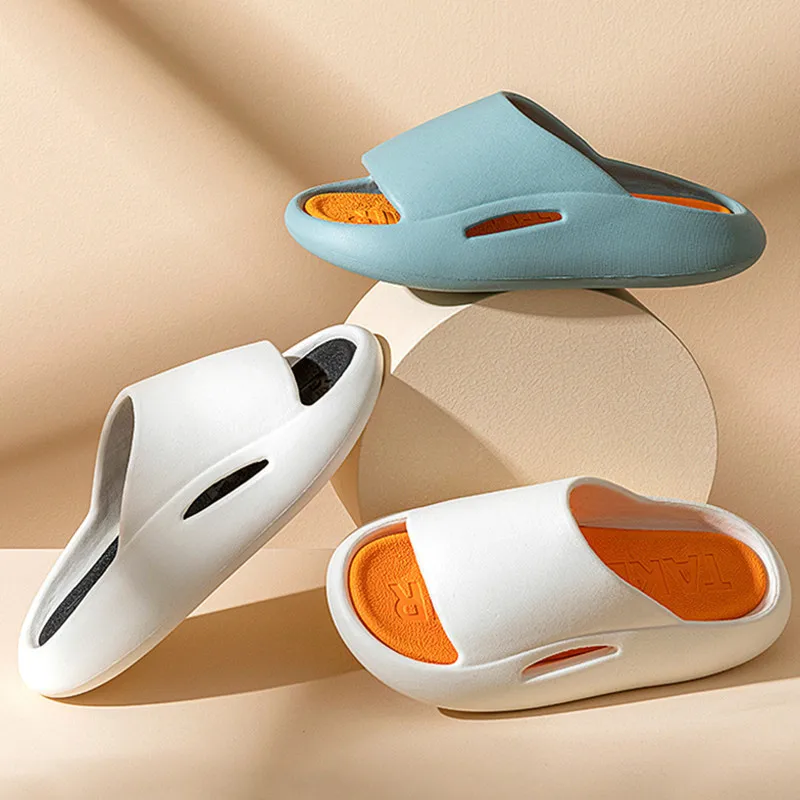 

2023 Sneaker Slippers For Women Men Thick Bottom Platform Slides Soft EVA Hollow Unisex Sports Sandals Casual Beach Shoes