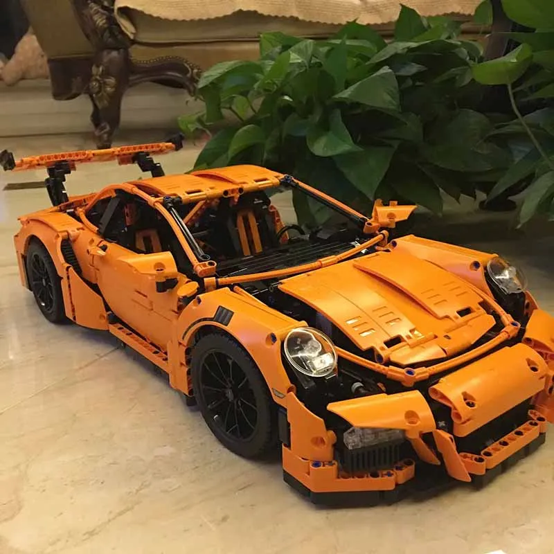 

MOC Bricks 911 GT3 RS Technicial Car Compatible 42056 Toys for Boys Gifts Kids Constructor Model Building Kits for Adults